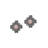 AE-1195-P.OP Sterling Silver Earring With Pink Pearl Jewelry Bali Designs Inc